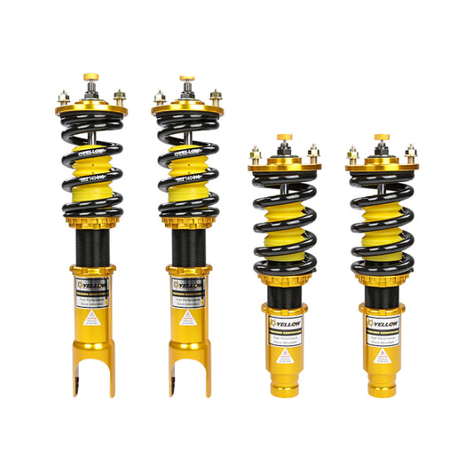 YELLOW SPEED RACING YSR PREMIUM COMPETITION COILOVERS HONDA CIVIC CRX 92-95FORK TYPE