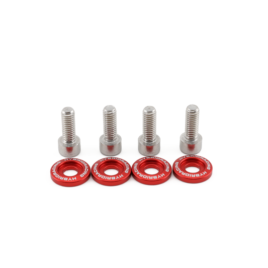 Hybrid Racing M6x1.0 Accessory Hardware Kit Red