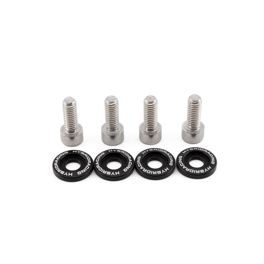 Hybrid Racing M6x1.0 Accessory Hardware Kit Black