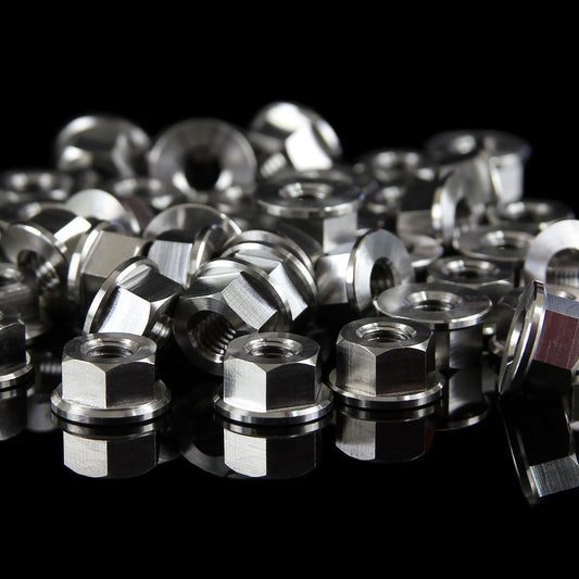 Exoracing titanium strut top nuts for Honda Civic and Integra